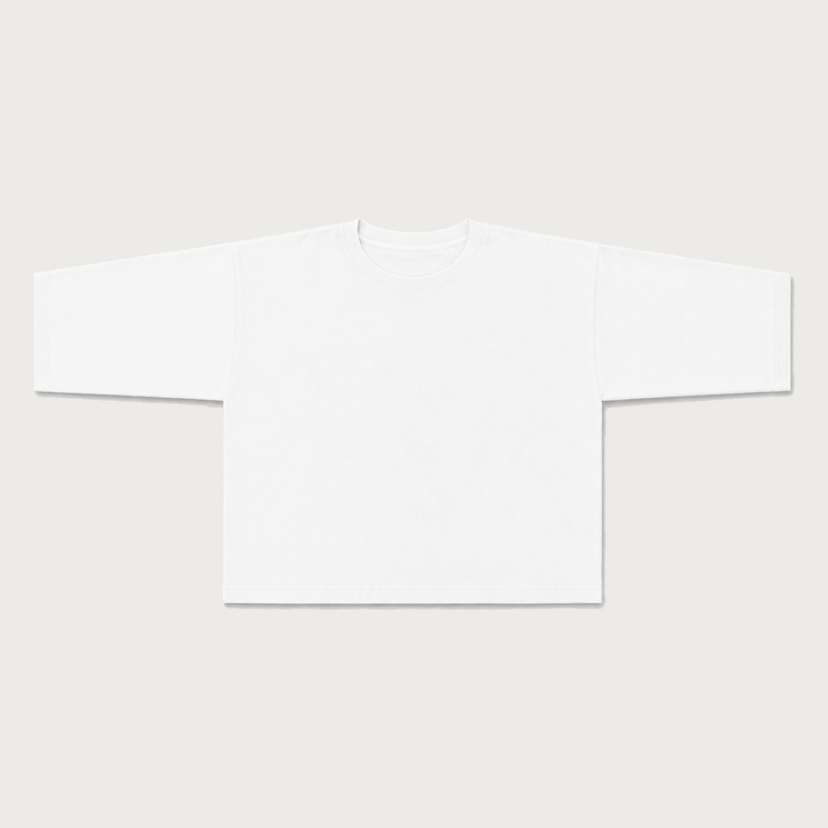 LONG SLEEVE T-SHIRT white