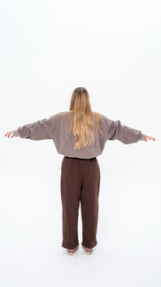 Sweatshirt on model, photo 3 — 170 cm / 59 kg · Size S