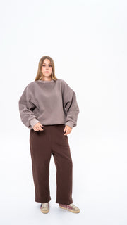 Sweatshirt on model, photo 1 — 170 cm / 59 kg · Size S