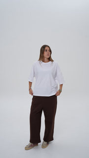 Long sleeve T-shirt on model, photo 2