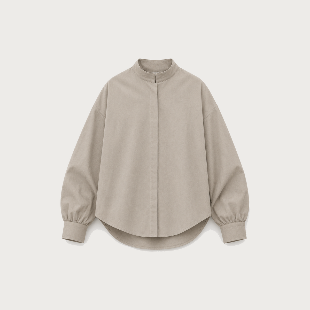 BAGGY ZIPPER stone